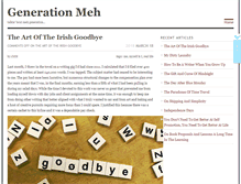 Tablet Screenshot of generationmeh.com